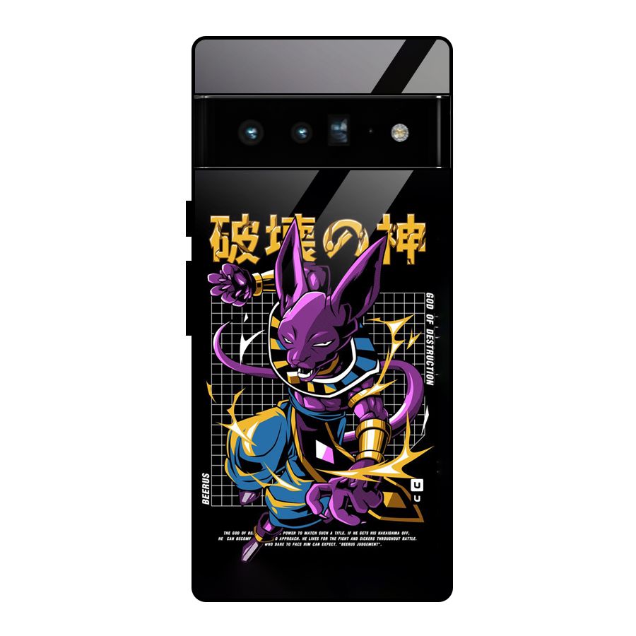 God Of Destruction Glass Back Case for Google Pixel 6 Pro