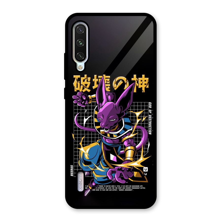 God Of Destruction Glass Back Case for Mi A3