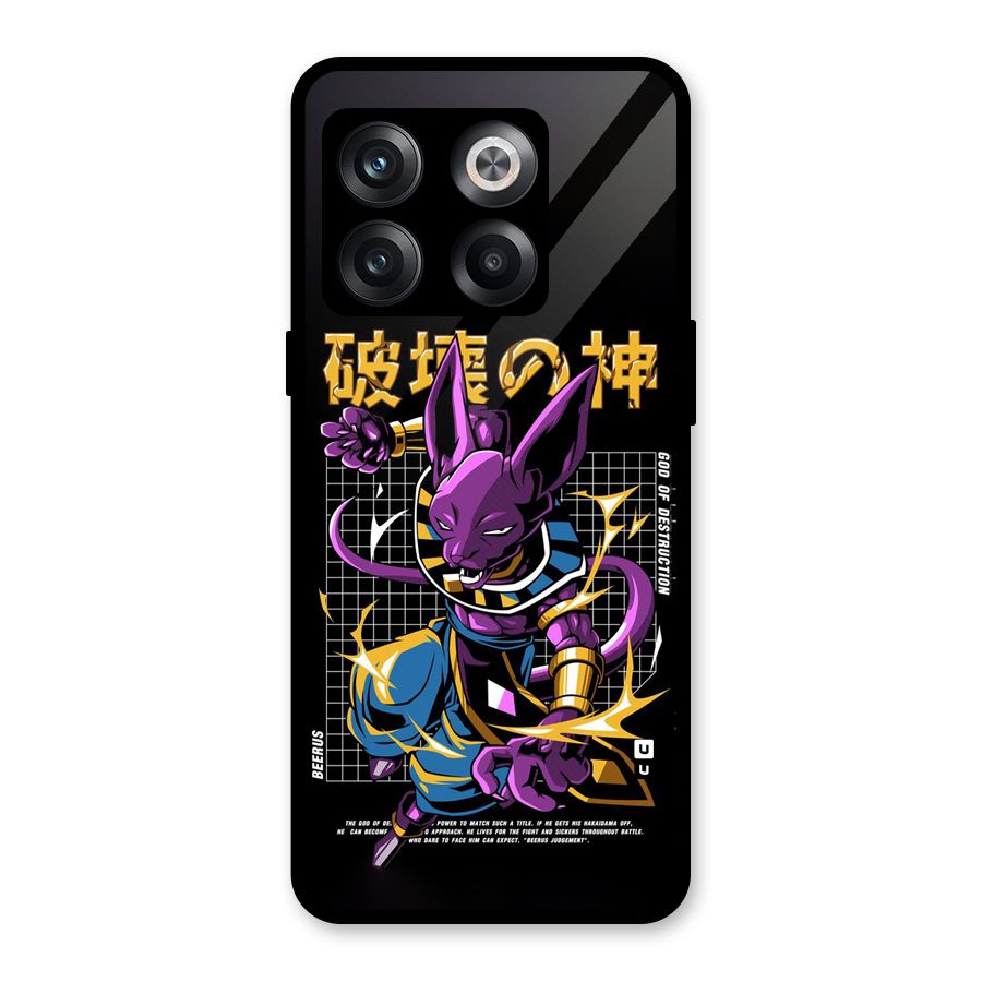 God Of Destruction Glass Back Case for OnePlus 10T