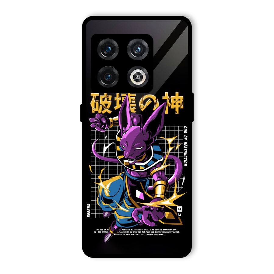 God Of Destruction Glass Back Case for OnePlus 10 Pro 5G