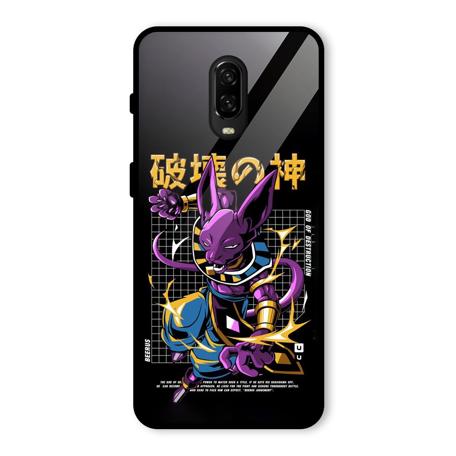 God Of Destruction Glass Back Case for OnePlus 6T