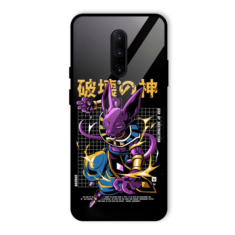 God Of Destruction Glass Back Case for OnePlus 7 Pro
