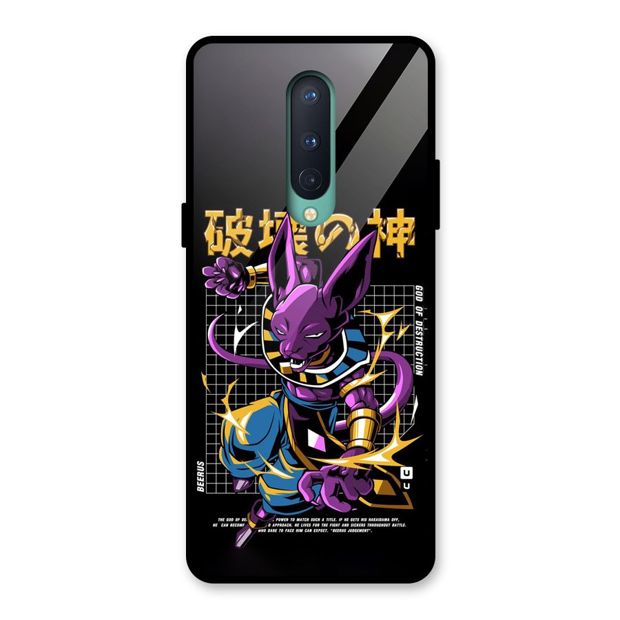 God Of Destruction Glass Back Case for OnePlus 8