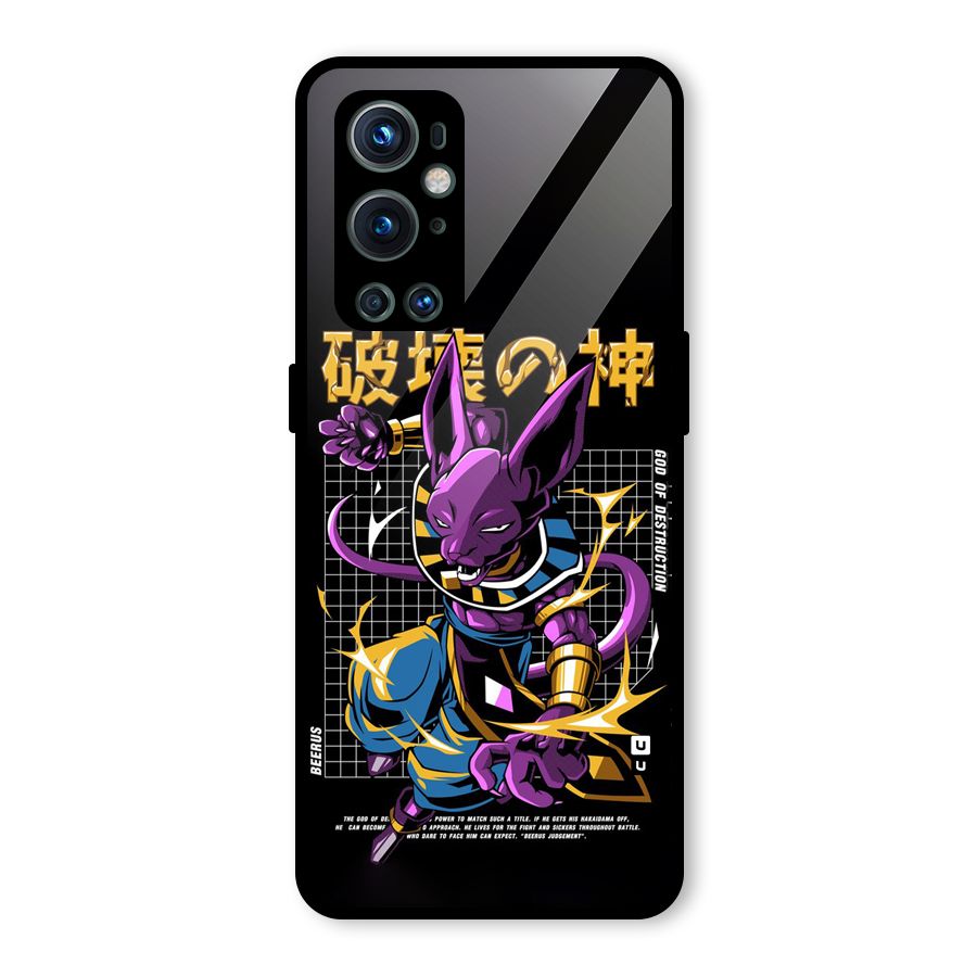 God Of Destruction Glass Back Case for OnePlus 9 Pro