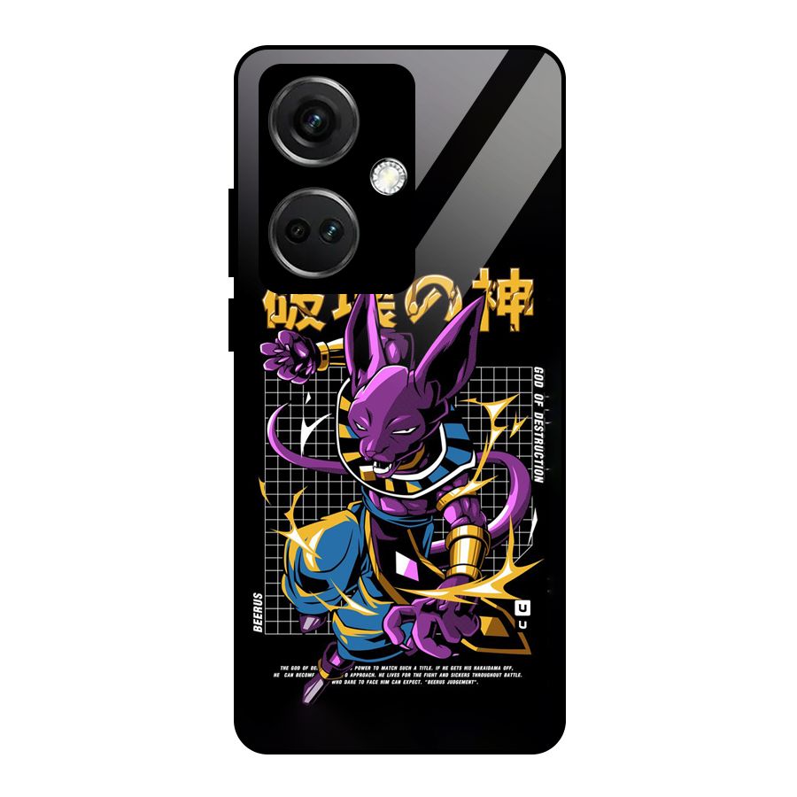 God Of Destruction Glass Back Case for OnePlus Nord CE 3 5G