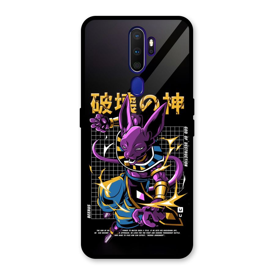 God Of Destruction Glass Back Case for Oppo A9 (2020)