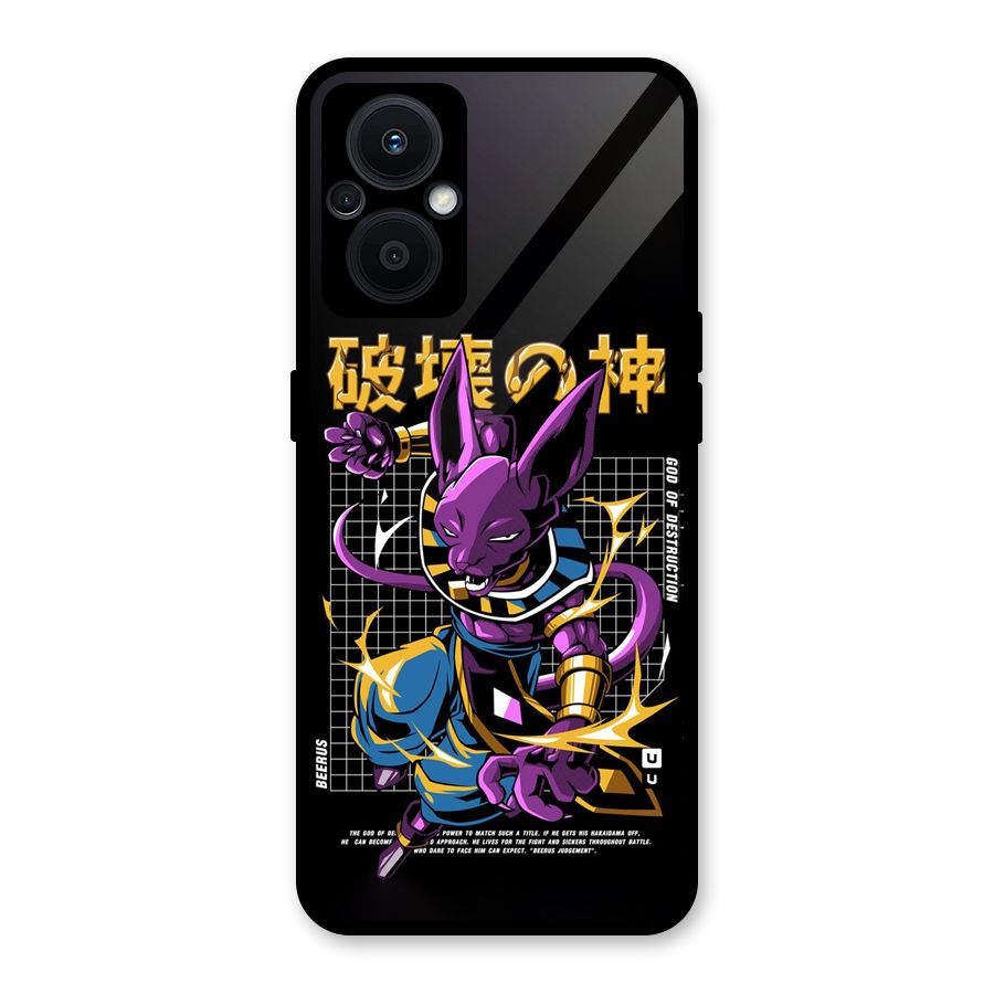 God Of Destruction Glass Back Case for Oppo F21s Pro 5G