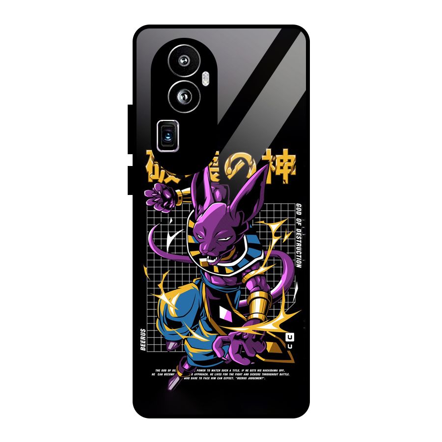 God Of Destruction Glass Back Case for Oppo Reno10 Pro Plus