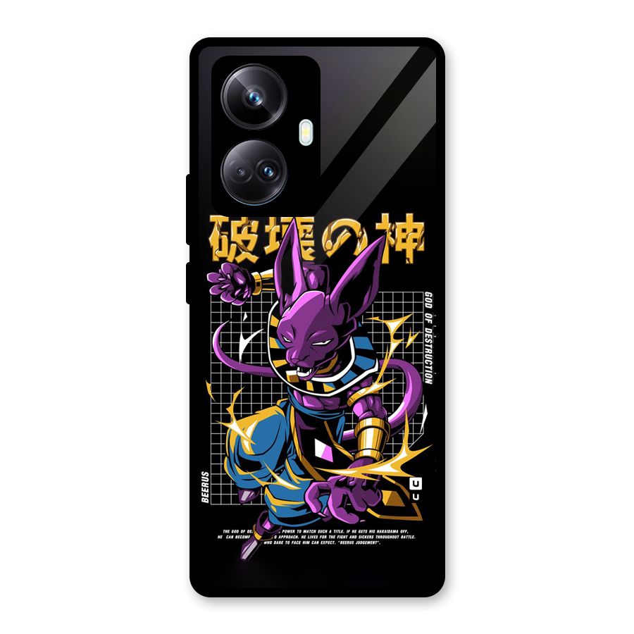 God Of Destruction Glass Back Case for Realme 10 Pro Plus