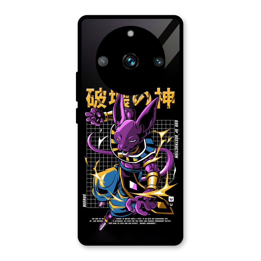 God Of Destruction Glass Back Case for Realme 11 Pro Plus
