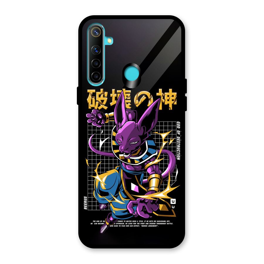God Of Destruction Glass Back Case for Realme 5