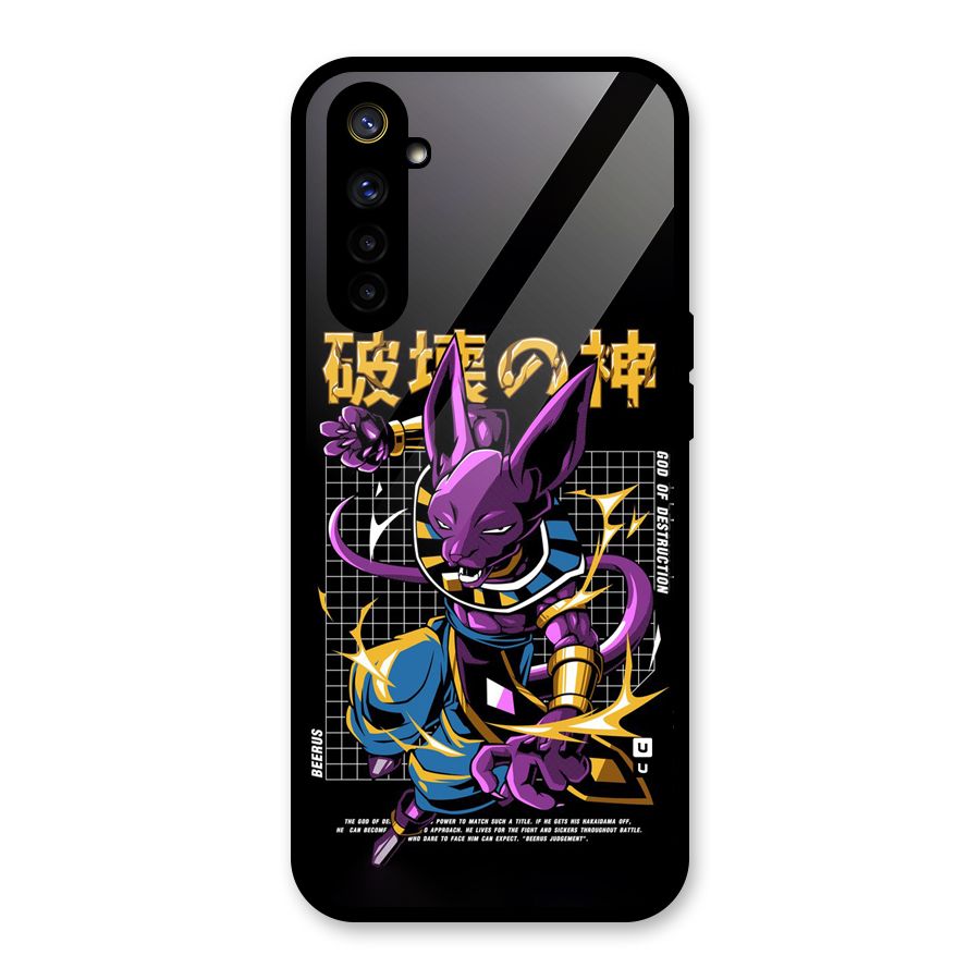 God Of Destruction Glass Back Case for Realme 6