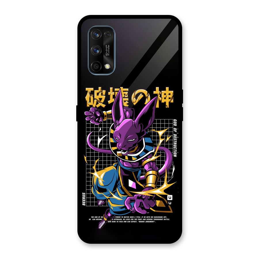 God Of Destruction Glass Back Case for Realme 7 Pro