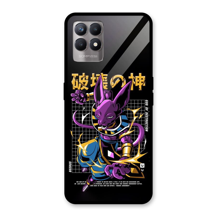 God Of Destruction Glass Back Case for Realme 8i
