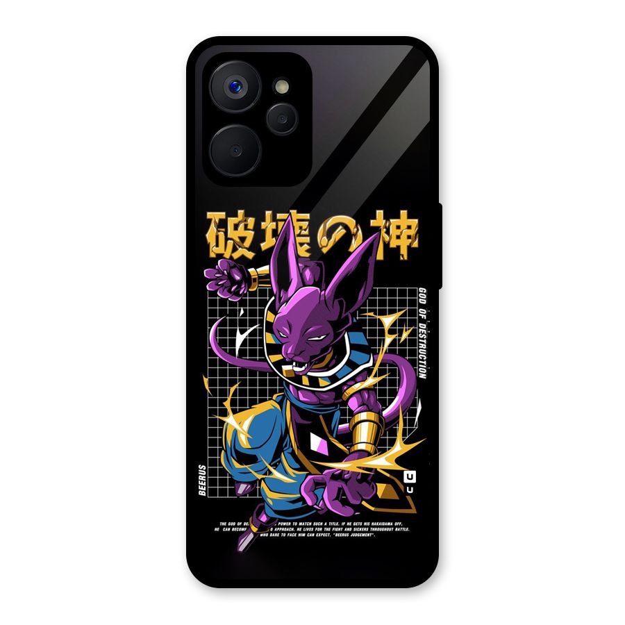 God Of Destruction Glass Back Case for Realme 9i 5G
