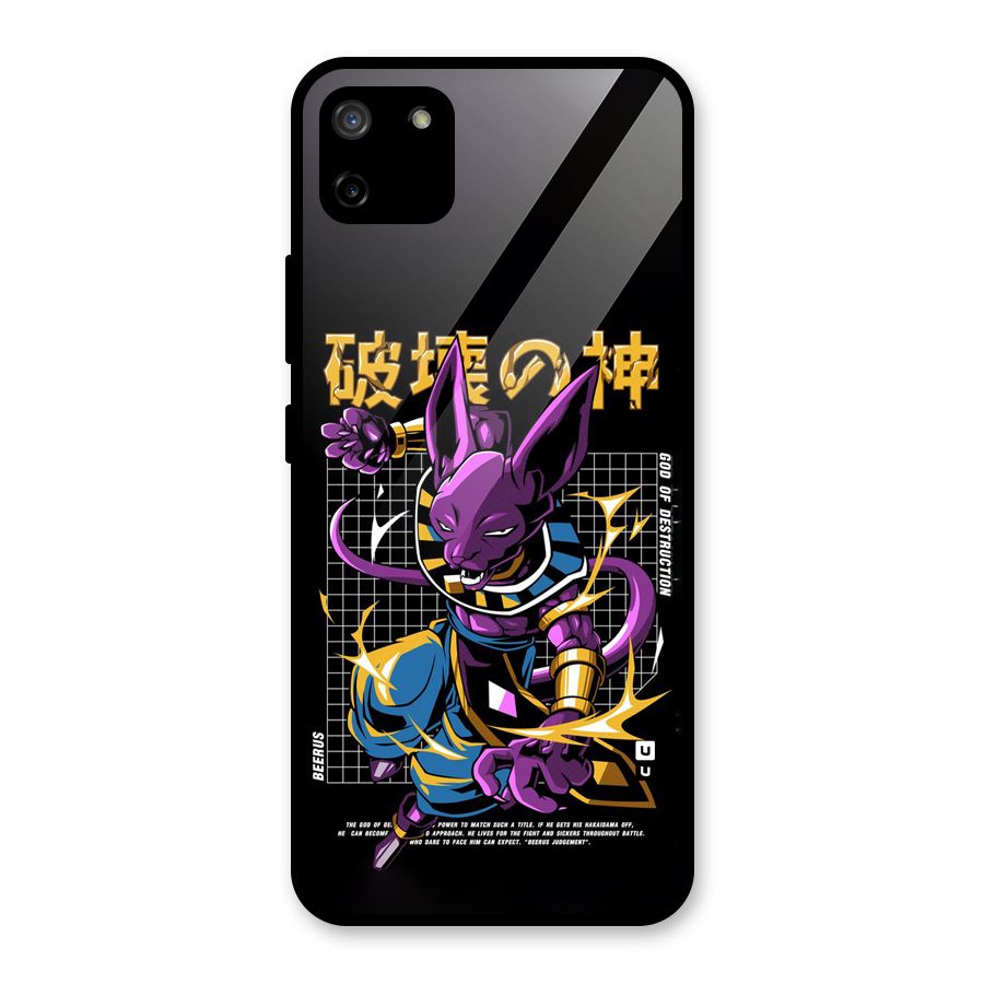 God Of Destruction Glass Back Case for Realme C11