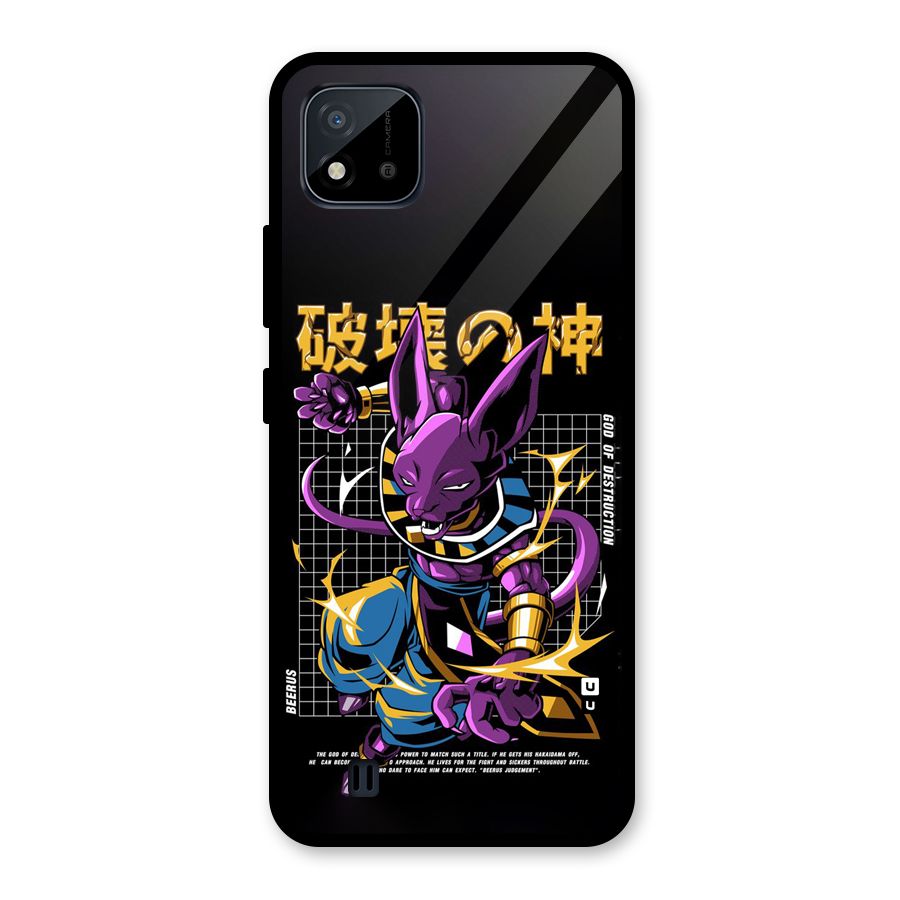 God Of Destruction Glass Back Case for Realme C11 2021