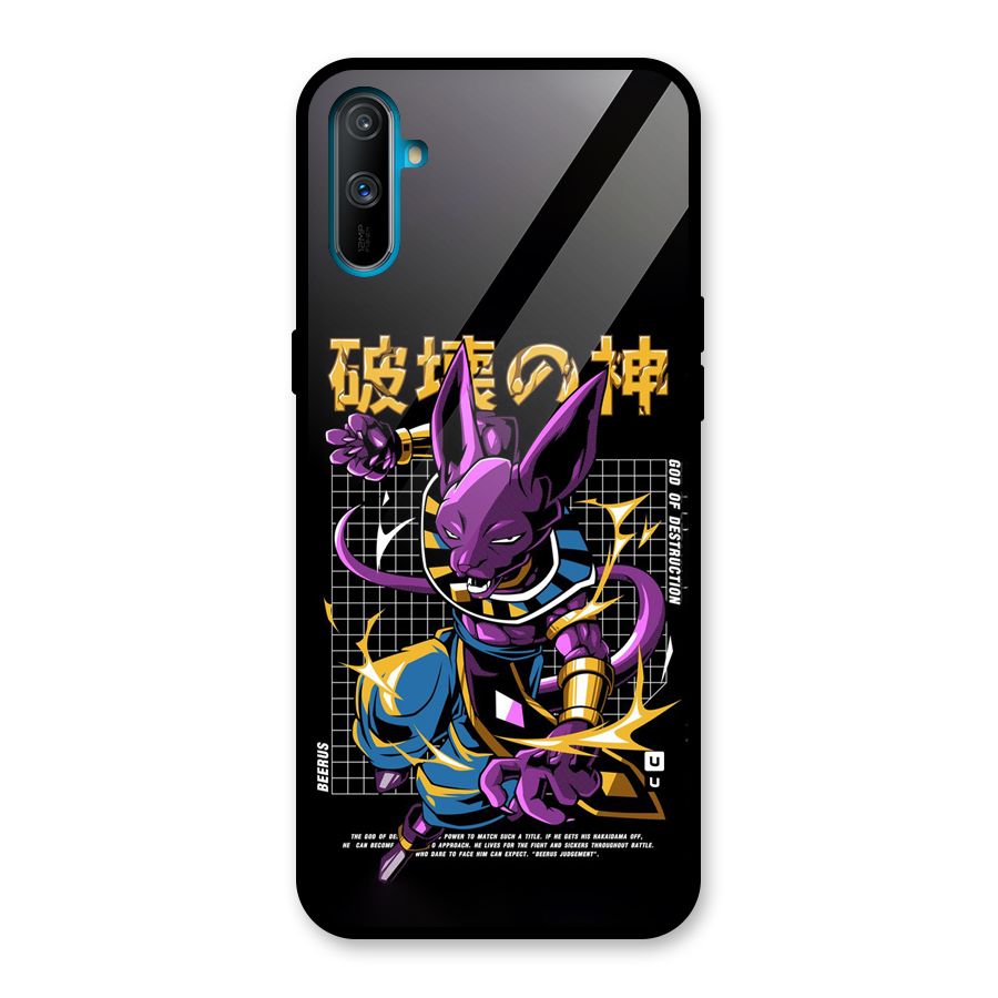 God Of Destruction Glass Back Case for Realme C3