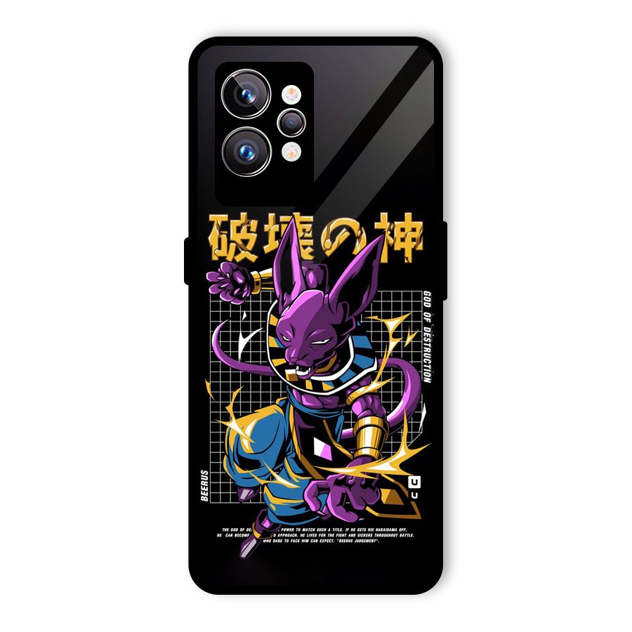 God Of Destruction Glass Back Case for Realme GT2 Pro