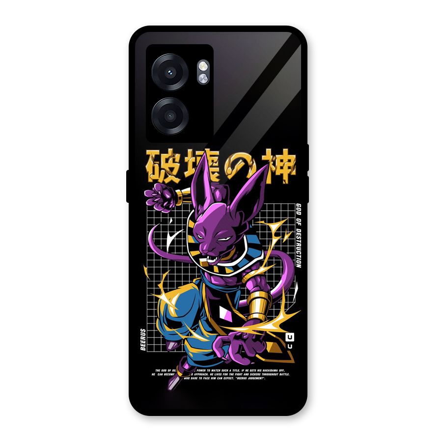 God Of Destruction Glass Back Case for Realme Narzo 50 5G