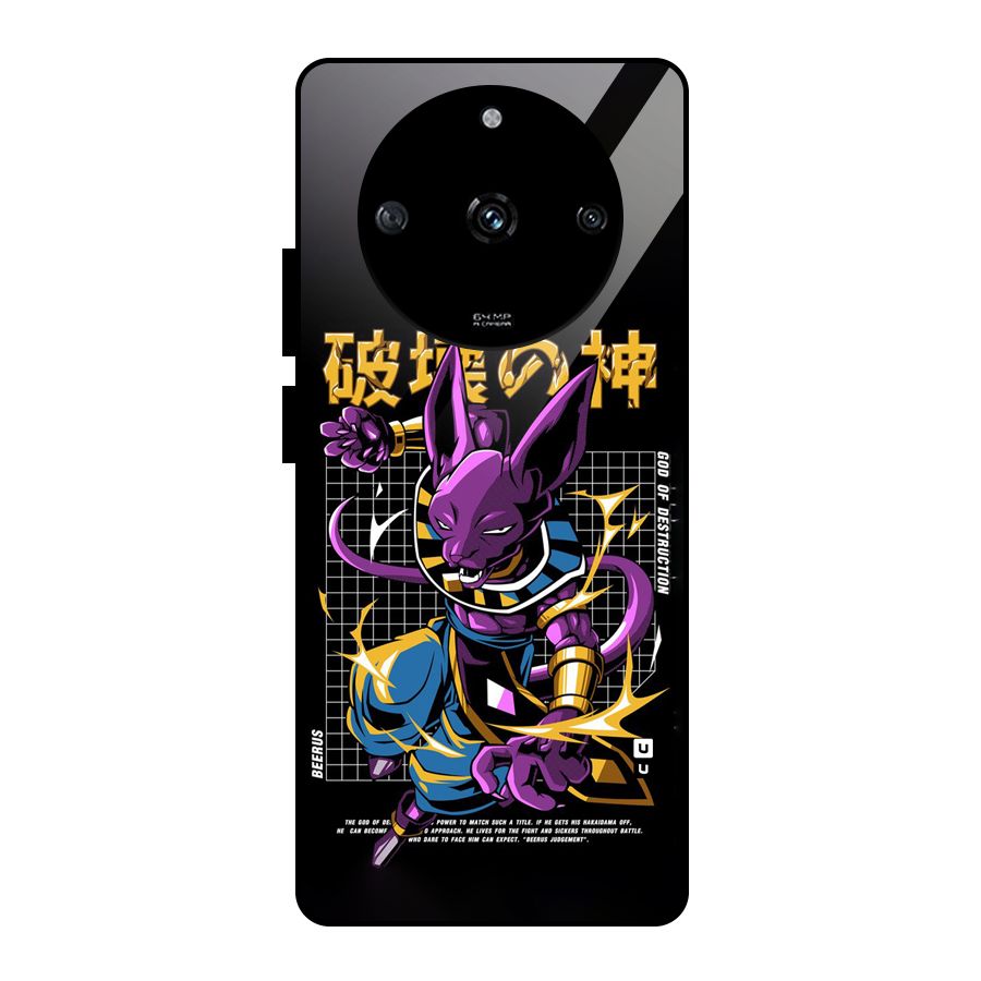 God Of Destruction Glass Back Case for Realme Narzo 60 5G