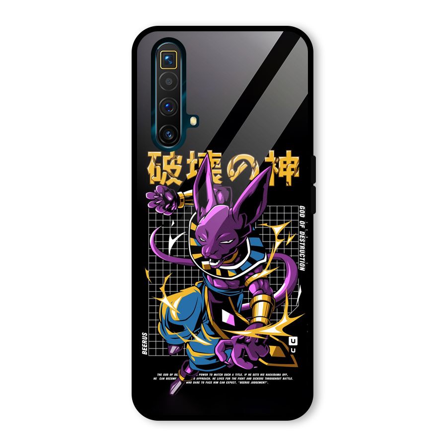 God Of Destruction Glass Back Case for Realme X3