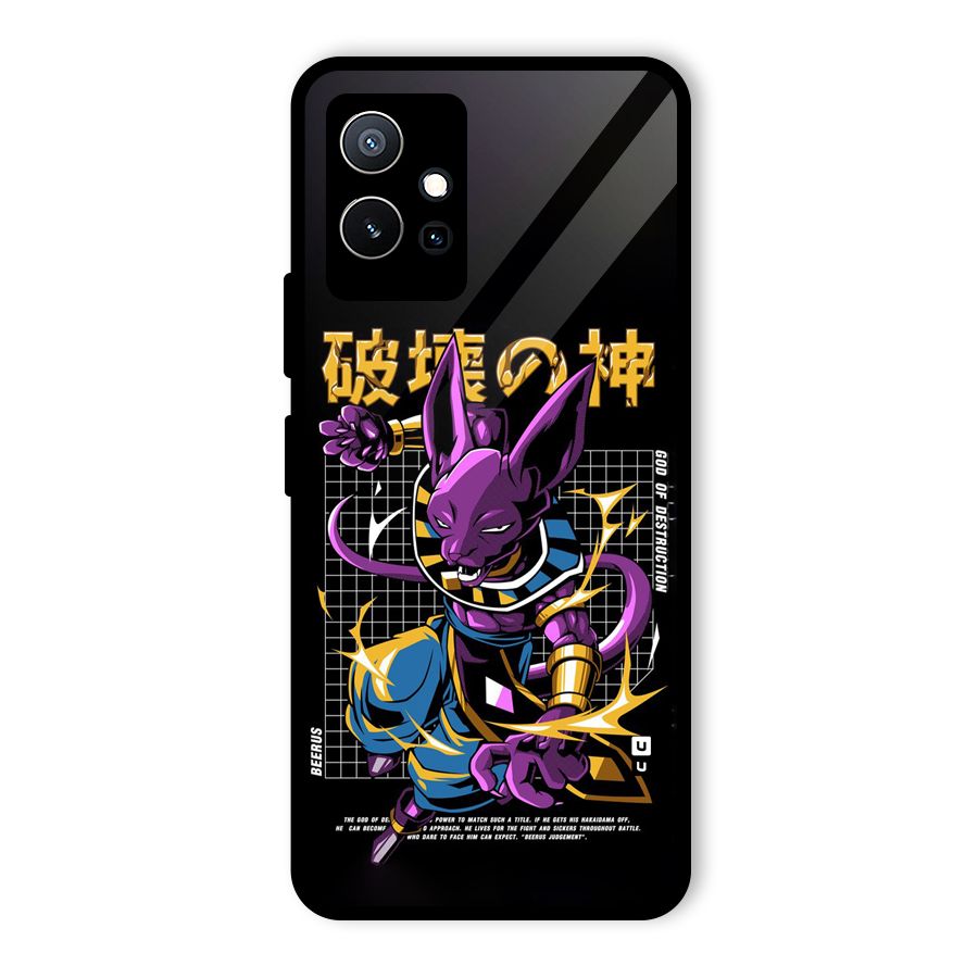 God Of Destruction Glass Back Case for Vivo T1 5G