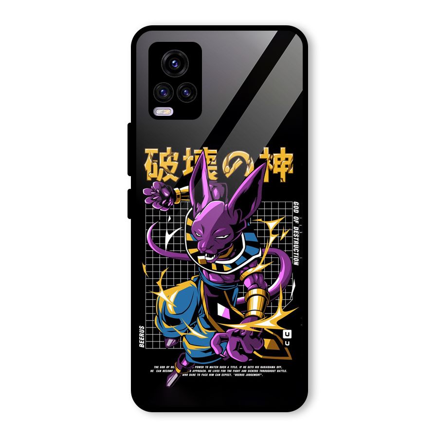 God Of Destruction Glass Back Case for Vivo V20