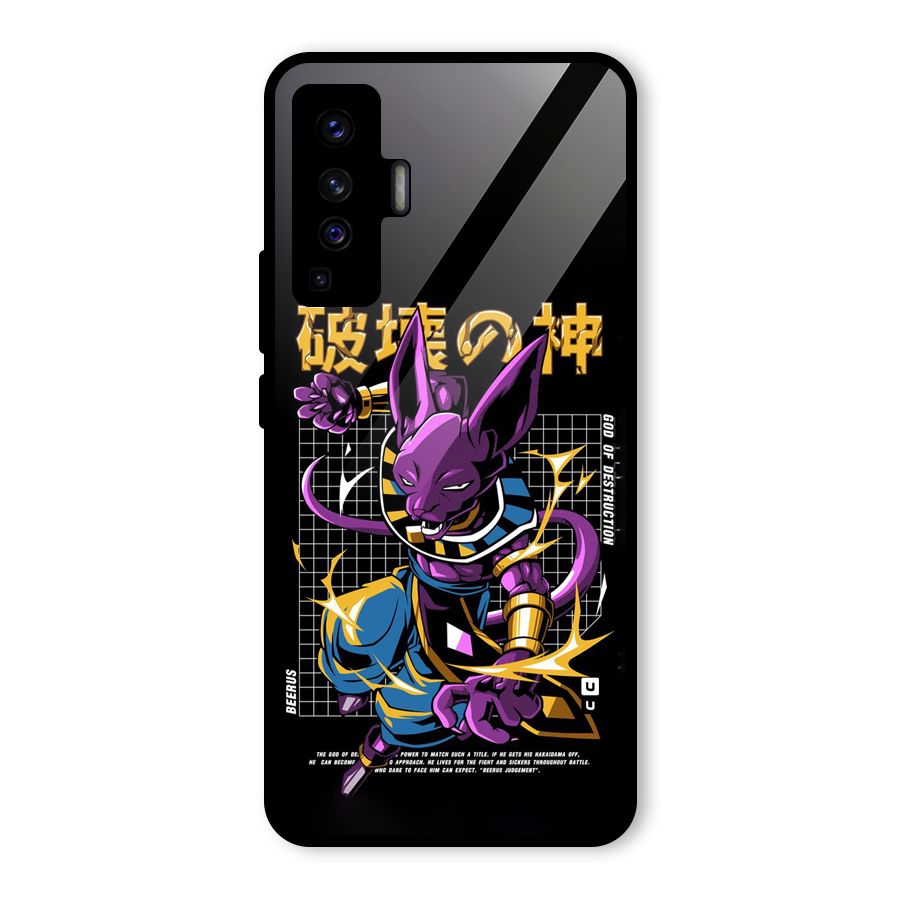 God Of Destruction Glass Back Case for Vivo X50
