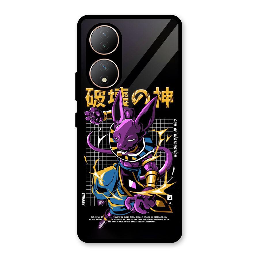 God Of Destruction Glass Back Case for Vivo Y100