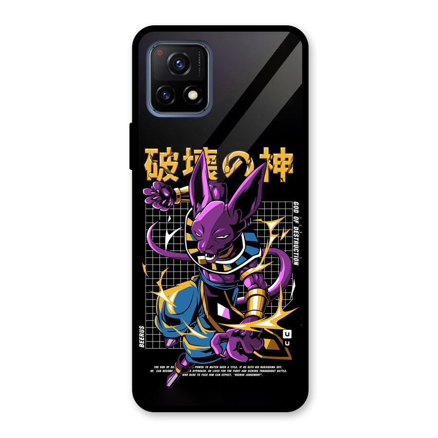 God Of Destruction Glass Back Case for Vivo Y72 5G