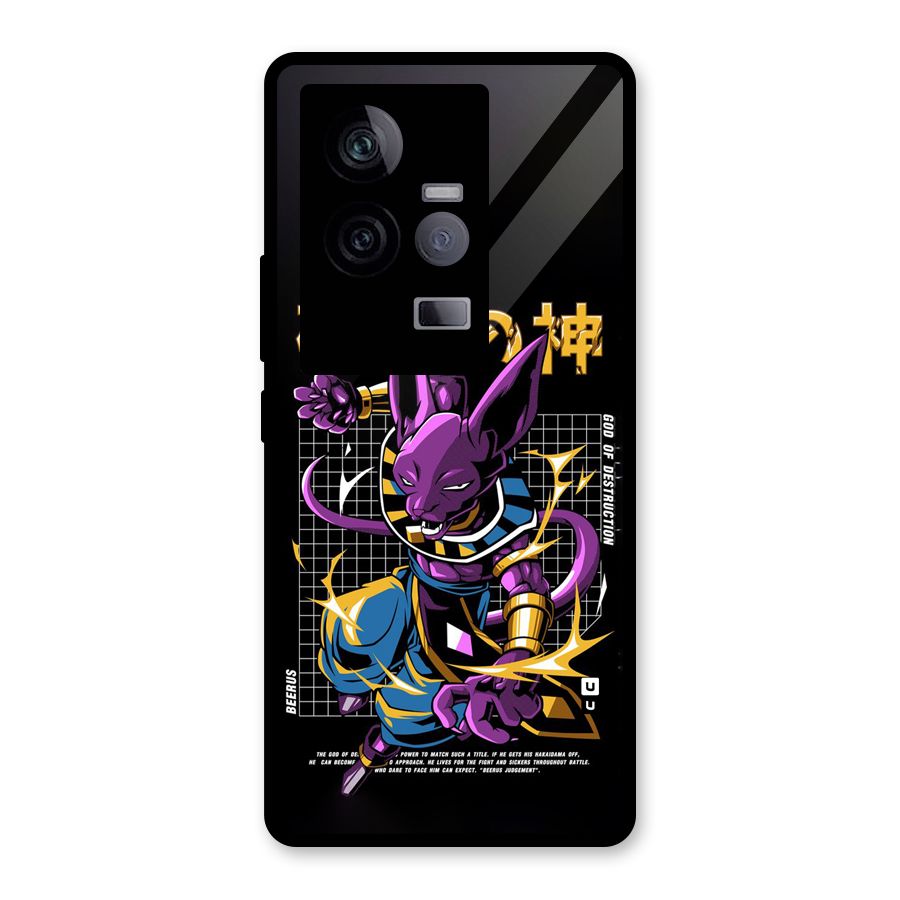 God Of Destruction Glass Back Case for Vivo iQOO 11 5G