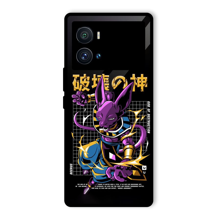 God Of Destruction Glass Back Case for Vivo iQOO 9 Pro