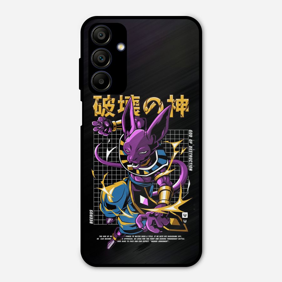 God Of Destruction Metal Back Case for Galaxy A15 5G