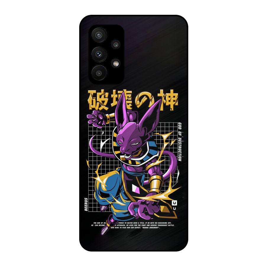 God Of Destruction Metal Back Case for Galaxy A23