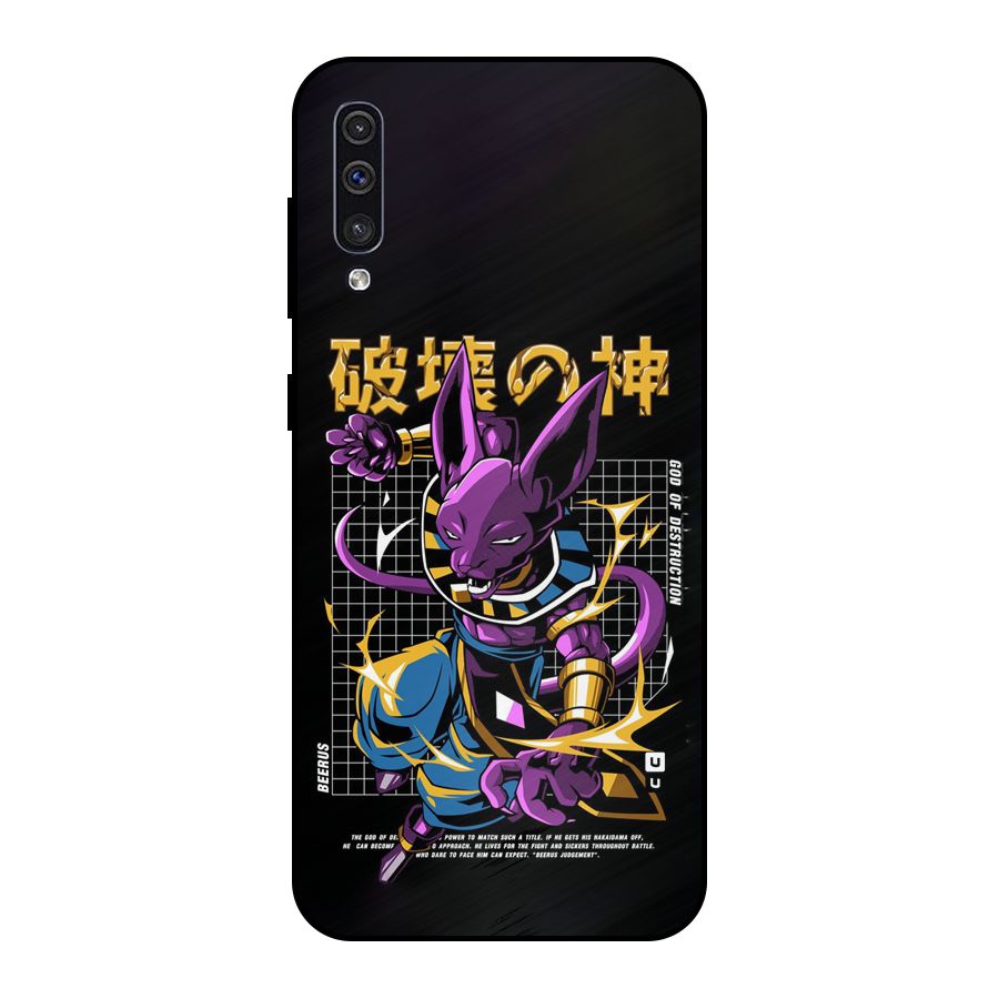 God Of Destruction Metal Back Case for Galaxy A30s
