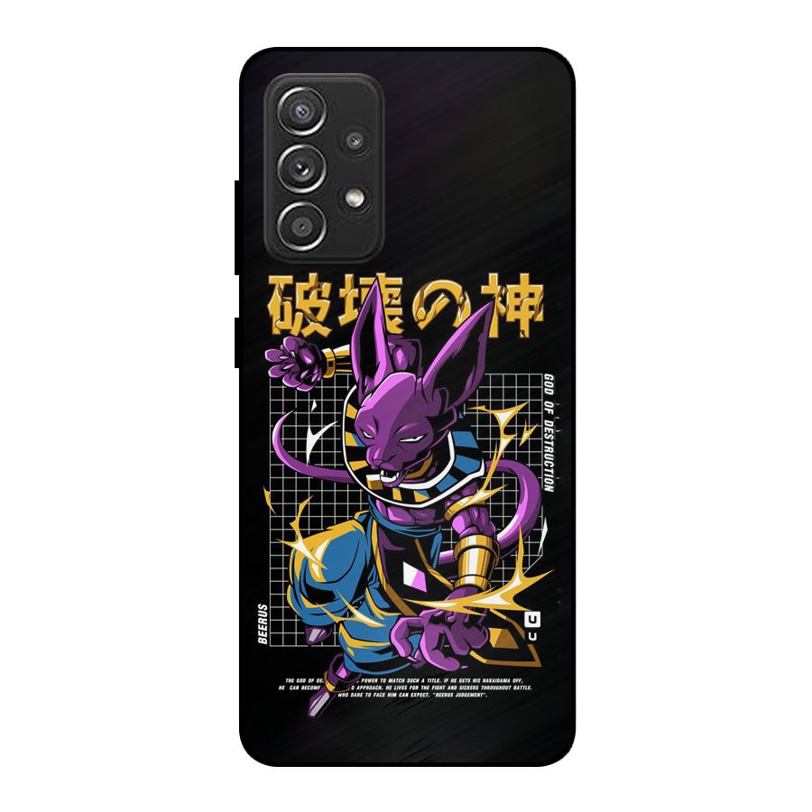 God Of Destruction Metal Back Case for Galaxy A52s 5G