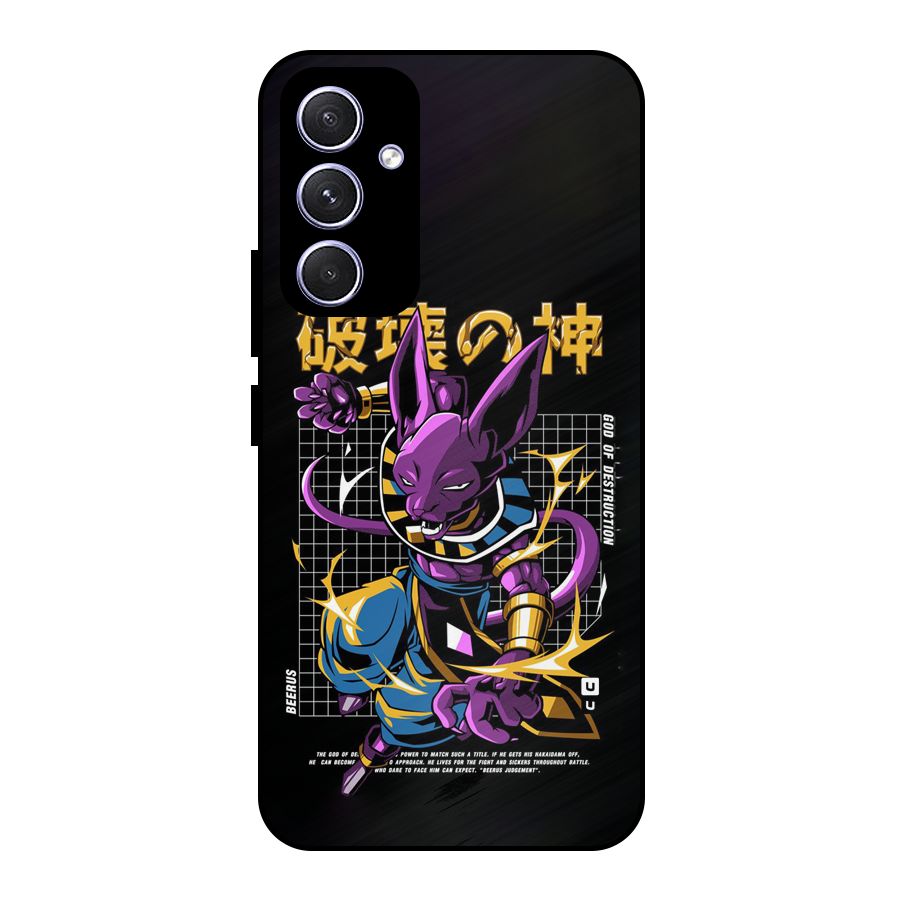 God Of Destruction Metal Back Case for Galaxy A54