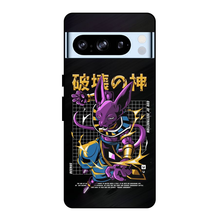 God Of Destruction Metal Back Case for Google Pixel 8 Pro
