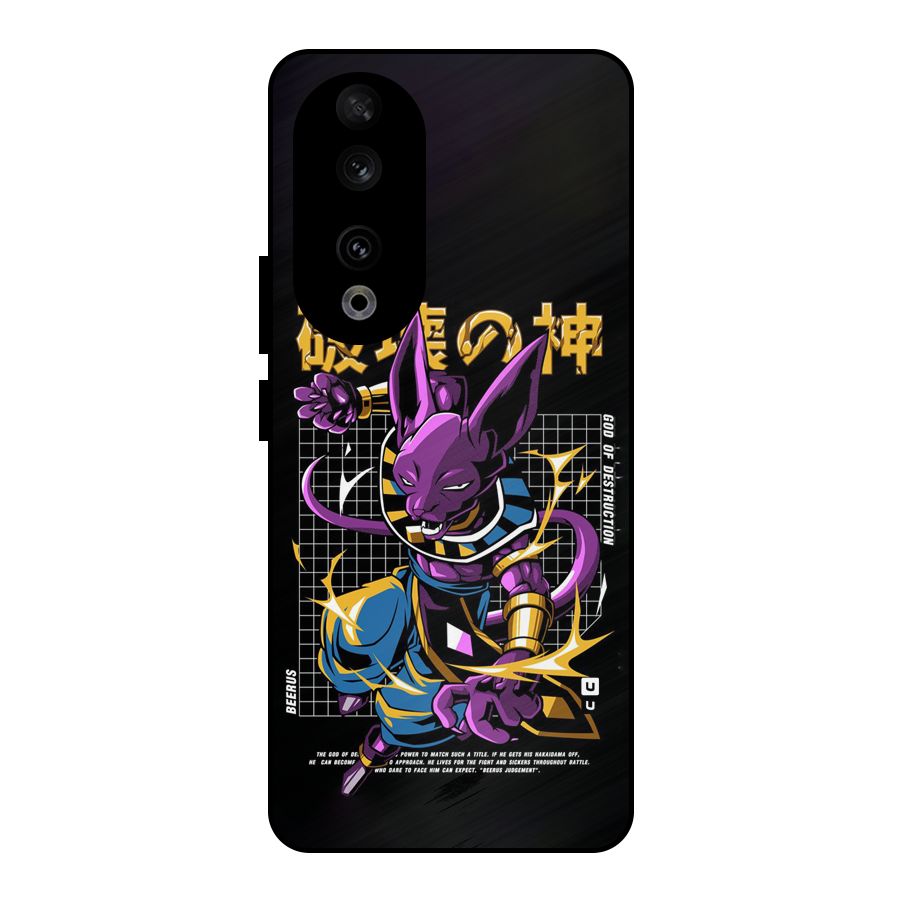 God Of Destruction Metal Back Case for Honor 90