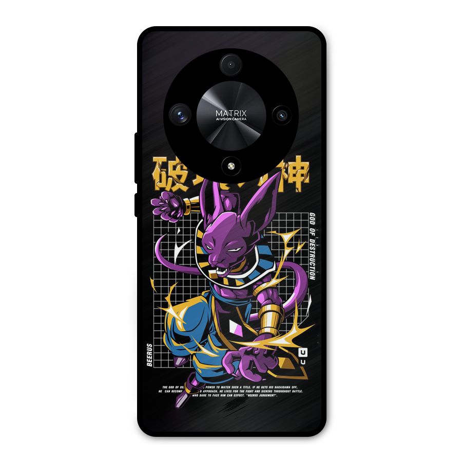 God Of Destruction Metal Back Case for Honor X9b