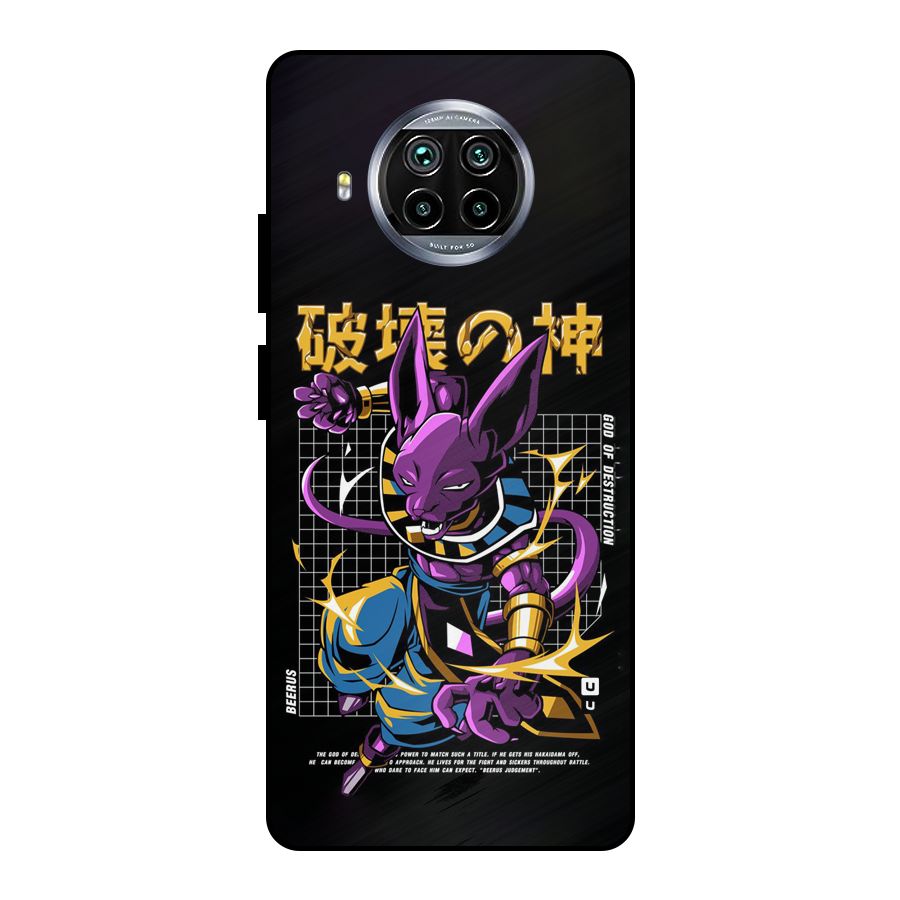 God Of Destruction Metal Back Case for Mi 10i