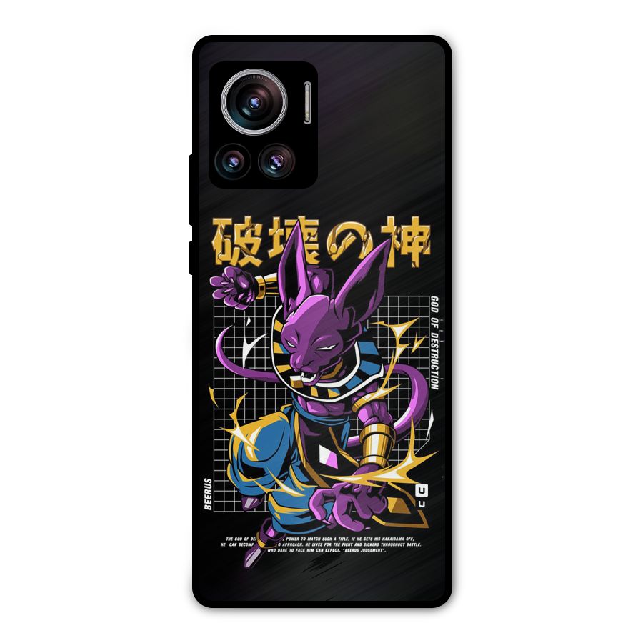God Of Destruction Metal Back Case for Motorola Edge 30 Ultra
