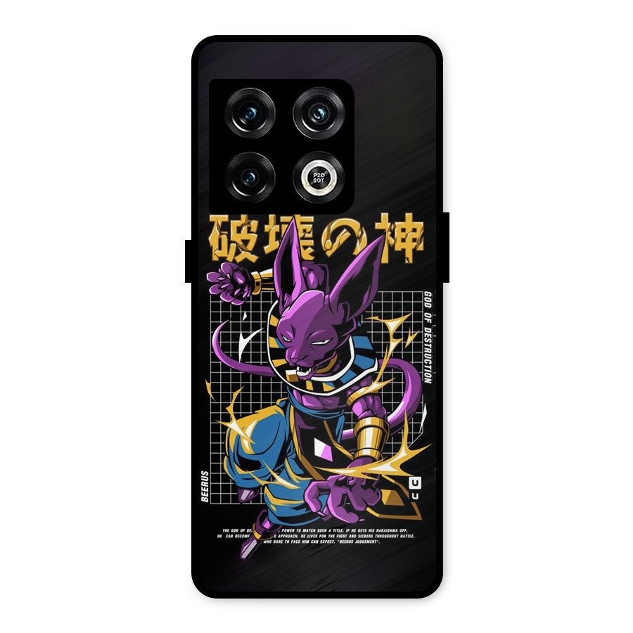 God Of Destruction Metal Back Case for OnePlus 10 Pro 5G