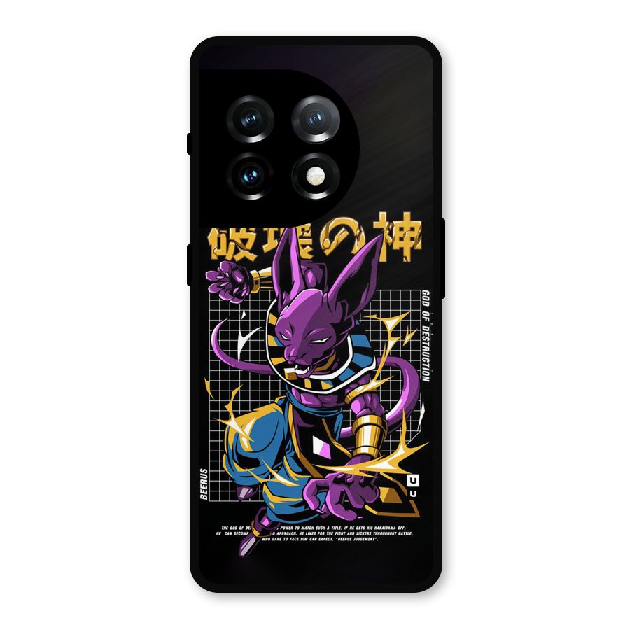 God Of Destruction Metal Back Case for OnePlus 11