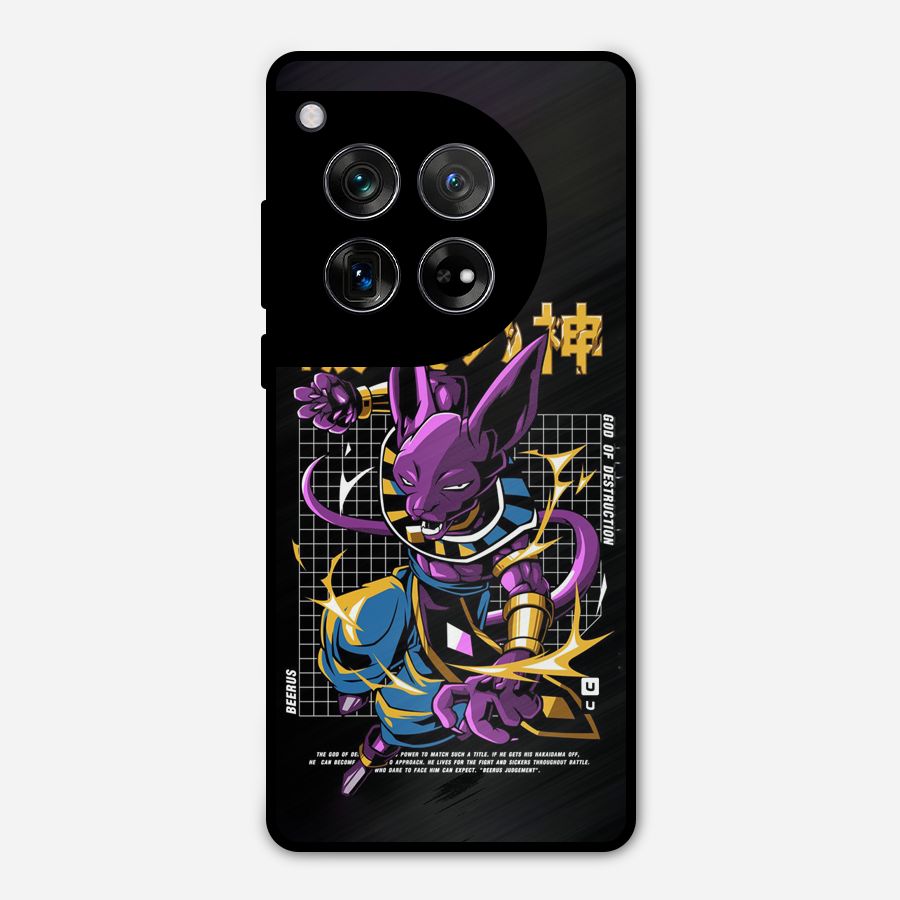 God Of Destruction Metal Back Case for OnePlus 12