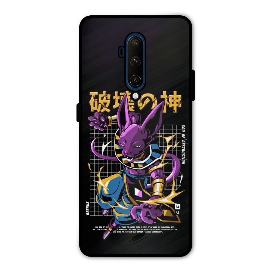 God Of Destruction Metal Back Case for OnePlus 7T Pro