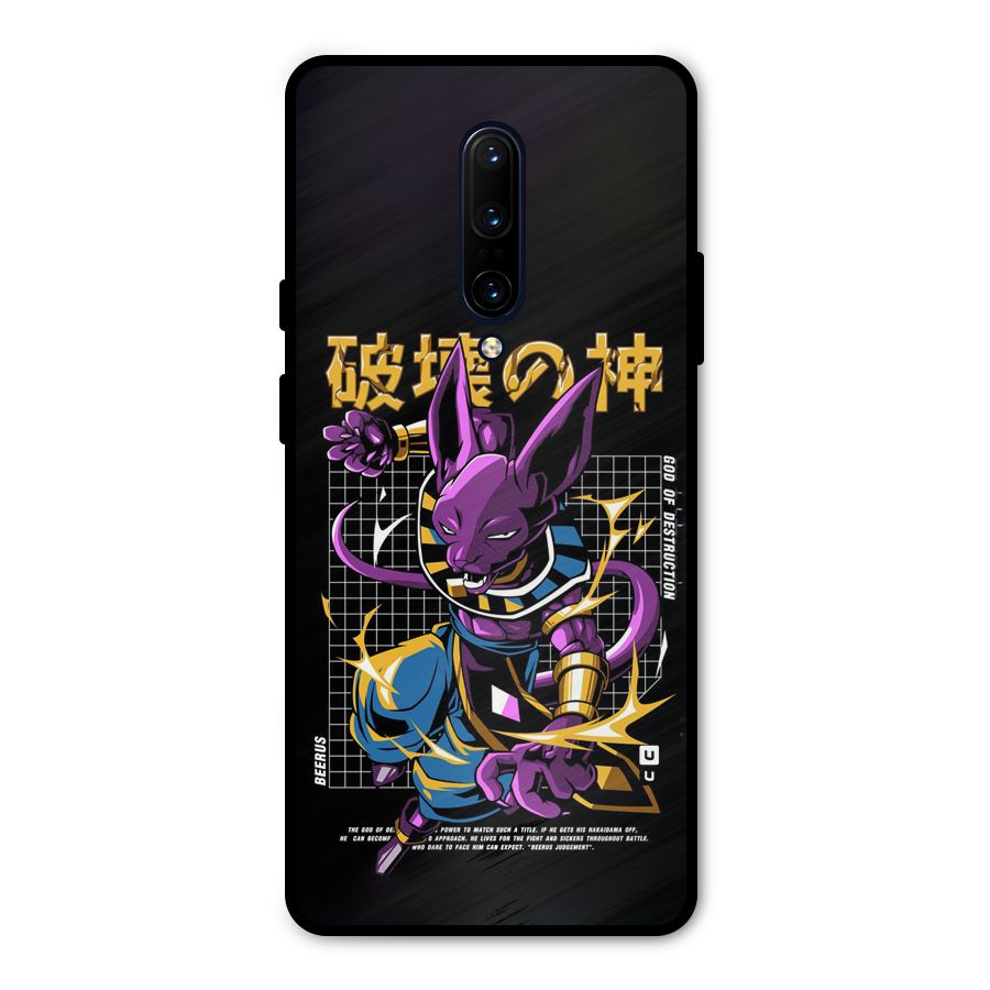 God Of Destruction Metal Back Case for OnePlus 7 Pro