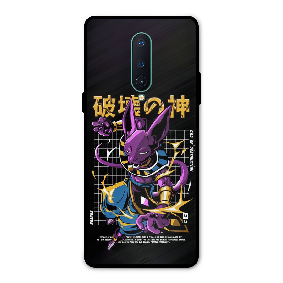 God Of Destruction Metal Back Case for OnePlus 8