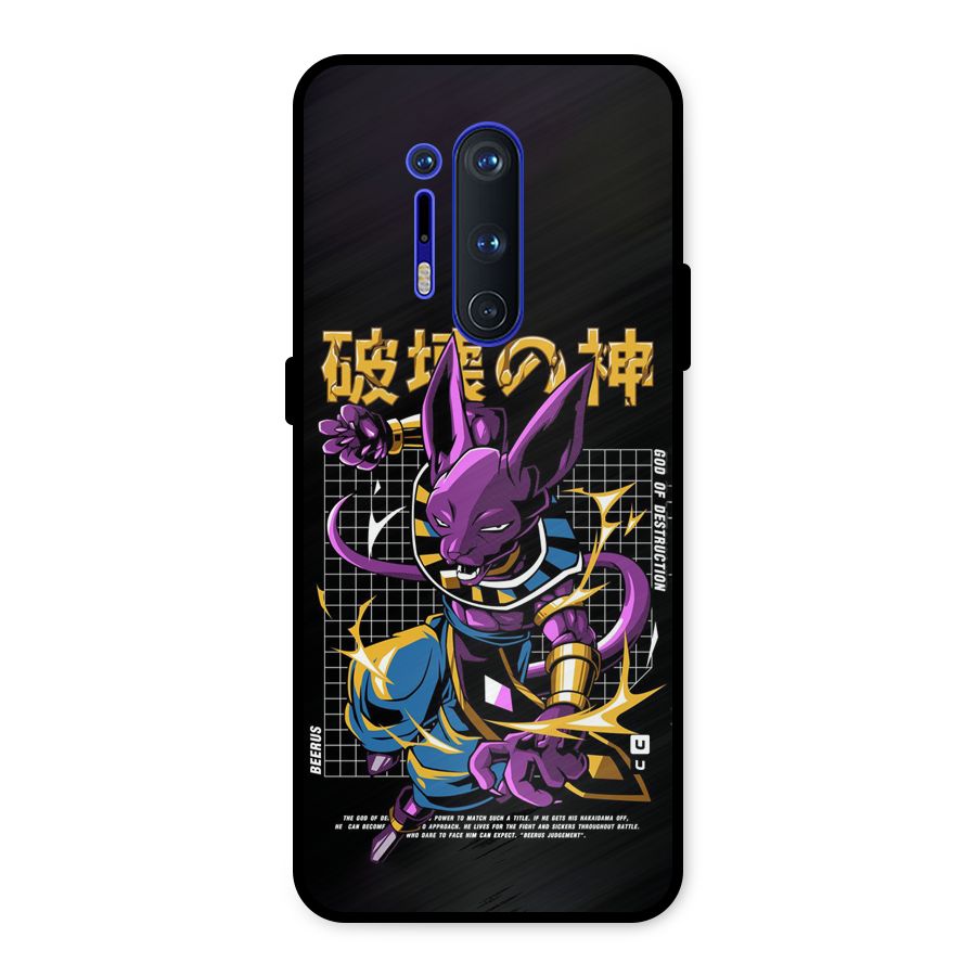 God Of Destruction Metal Back Case for OnePlus 8 Pro